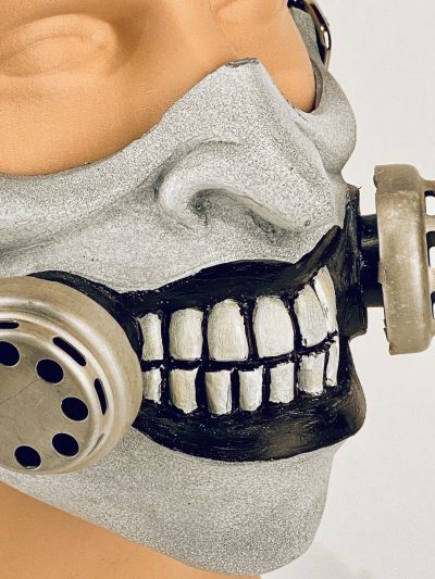 LaughingGas - gas mask, closeup